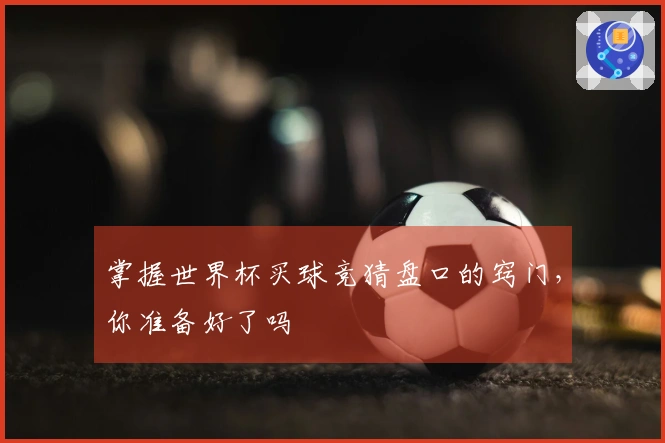掌握世界杯买球竞猜盘口的窍门，你准备好了吗